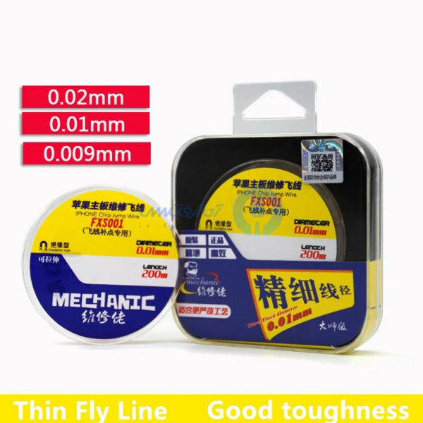 سیم جامپر سیم کشی روکش دار لاکی سایز 0.01mm مکانیک Mechanic FXS001 - تصویر 3