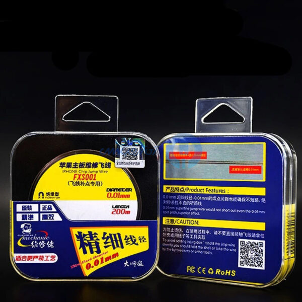 سیم جامپر سیم کشی روکش دار لاکی سایز 0.01mm مکانیک Mechanic FXS001 - تصویر 4