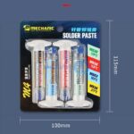 خمیر قلع سرنگی 20 گرمی ست کامل 4عددی مکانیک Mechanic M4 - تصویر 5