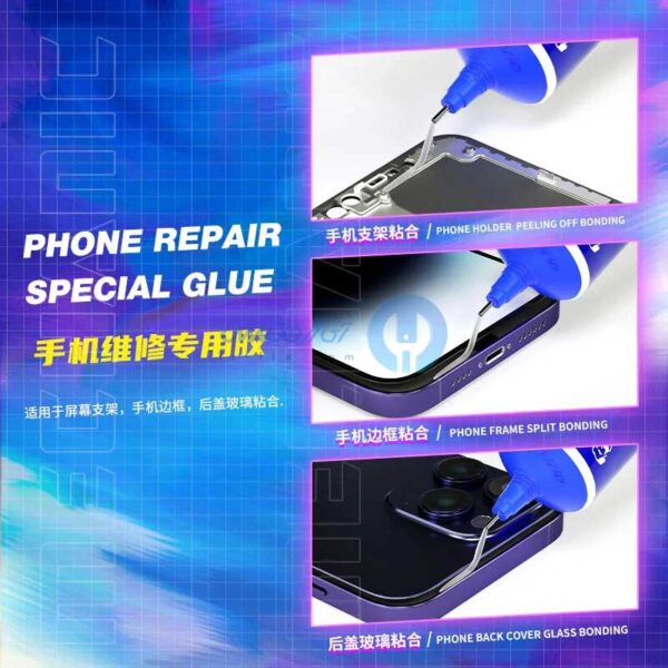 چسب مایع نانو مشکی مکانیک Mechanic Super X - تصویر 3
